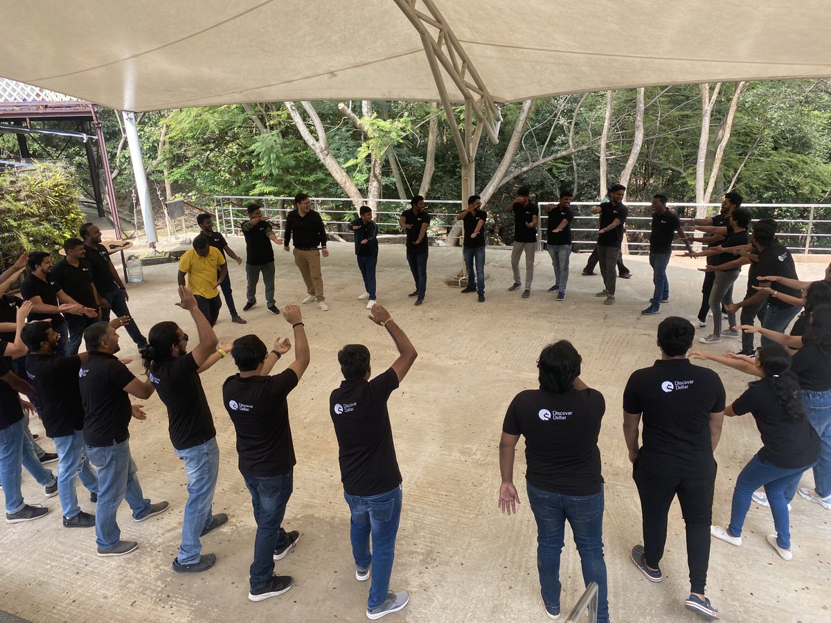 DiscoverDollar's tweet photo. A stunning welcome party thrown at Discovery Village, Nandi hills to pamper every member in Discover Dollar. 
A day wherein 'discoverers' had to be at the top of their game in team building, planning strategies and boosting each others' confidence.

#discoverdollar #welcomeparty https://t.co/yMe8IfLqtE