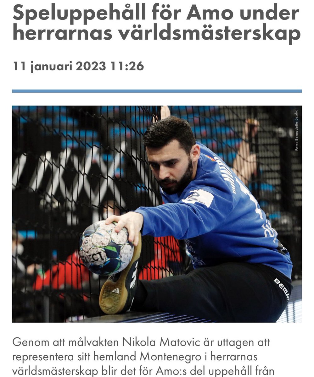 Läs mer på amohandboll.com 💙🖤