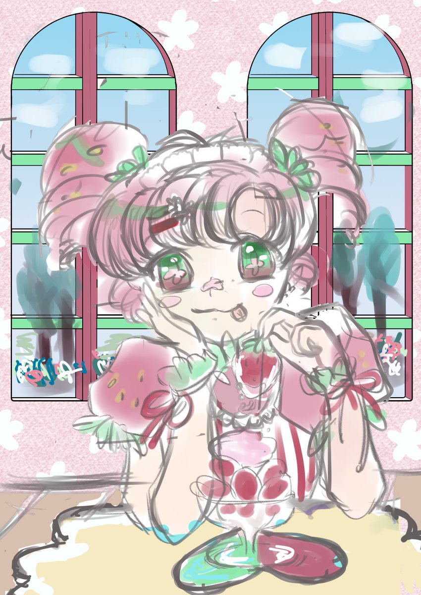 描き続けようか悩んでる。
なにかこう…?
なにか足りない感。 