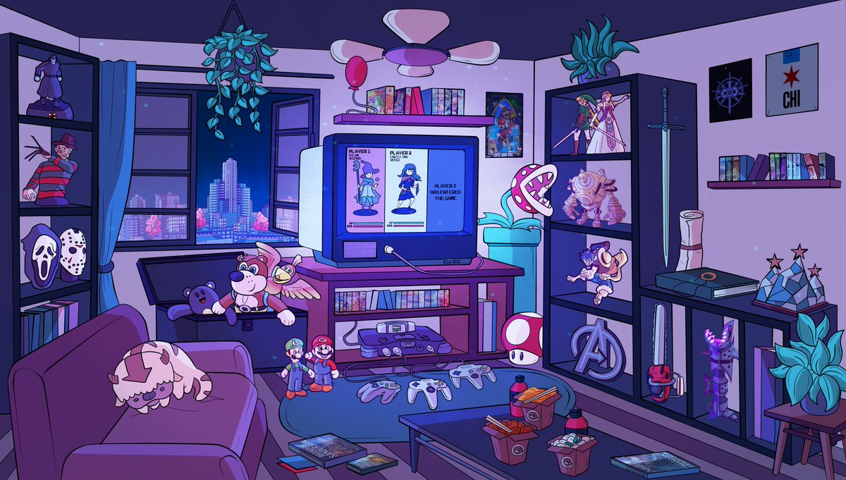 torasshuu's tweet photo. Hellooo i make lofi art. #PortfolioDay https://t.co/d2TVF96tQb