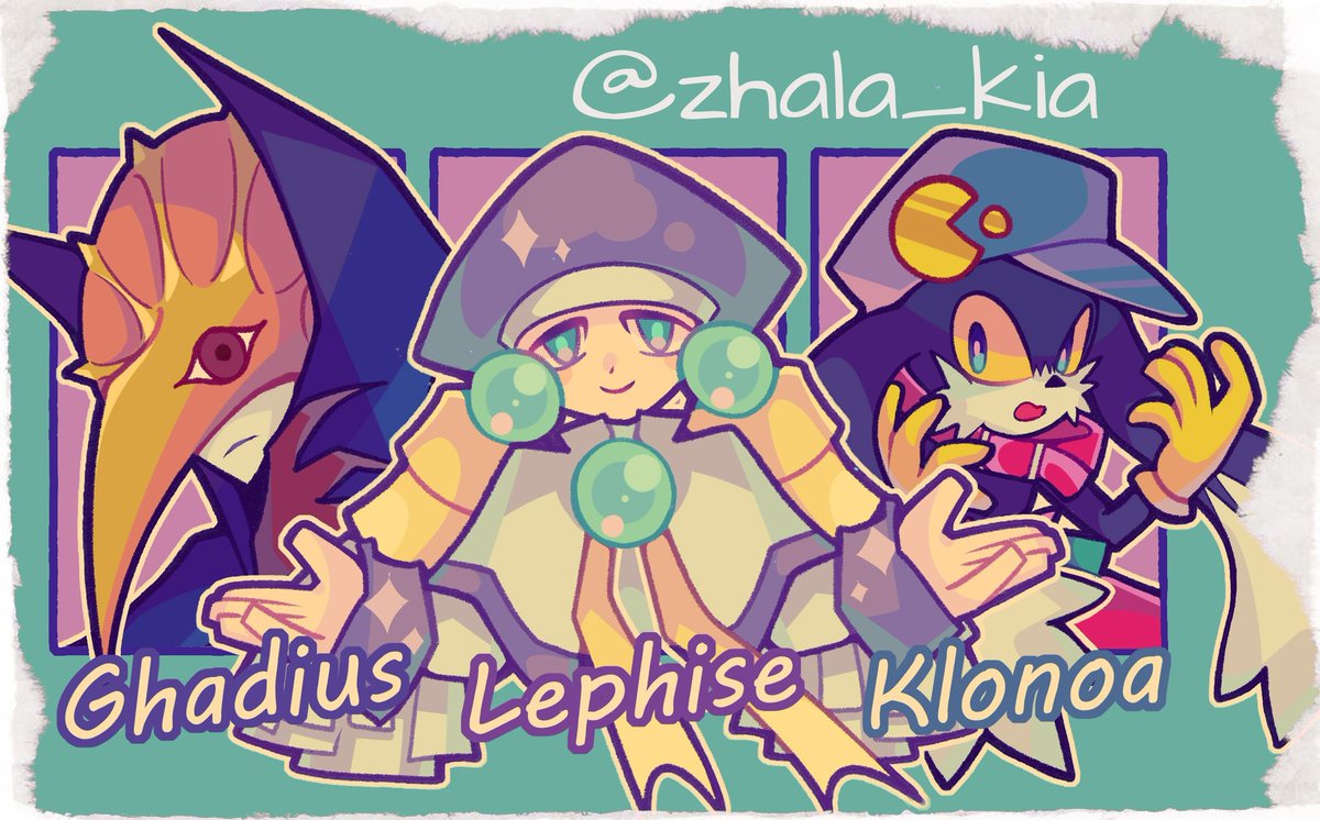 zhala_kia's tweet photo. Let me immerse myself in Klonoa for a while，，，
And then I will draw another ten characters
#klonoa #ghadius #lephise https://t.co/cjv6j1sAtS