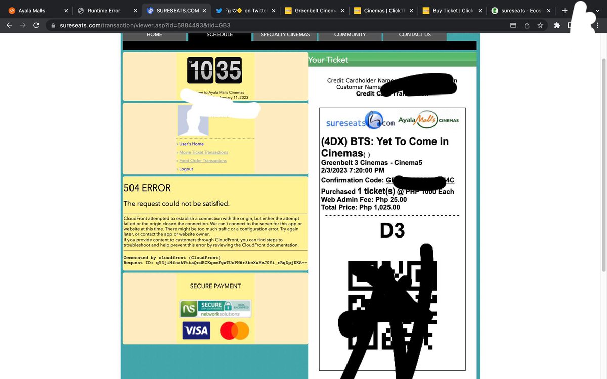 heysunchim's tweet photo. Hello baka may ic sa bts yet to come ticket sa greenbelt for February 3 namali ako ng naclick na date and wala ako for that day po. IC BTS Yet to come movie Lf https://t.co/UndnA8fyLV