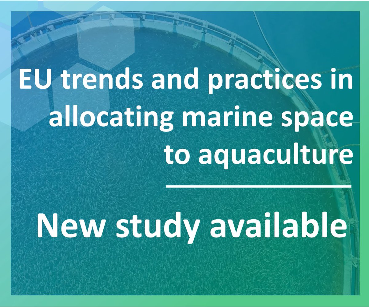 EU_MSP_Platform's tweet photo. 📢 A new study on Maritime Spatial Planning is out!
The study identified the main trends and practices for the allocation of marine space for the development of #aquaculture across the #EU 
📚 The full report is here ⤵️
https://t.co/hpOsIXS04N
#EMFAF https://t.co/vLCzx6sJBK