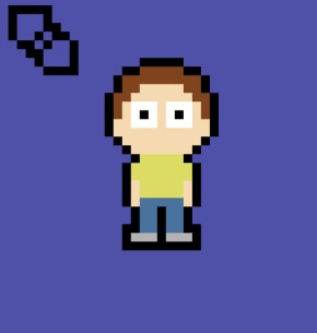 LovMuxtar's tweet photo. Pixel Morty https://t.co/jlK9xZCxk6