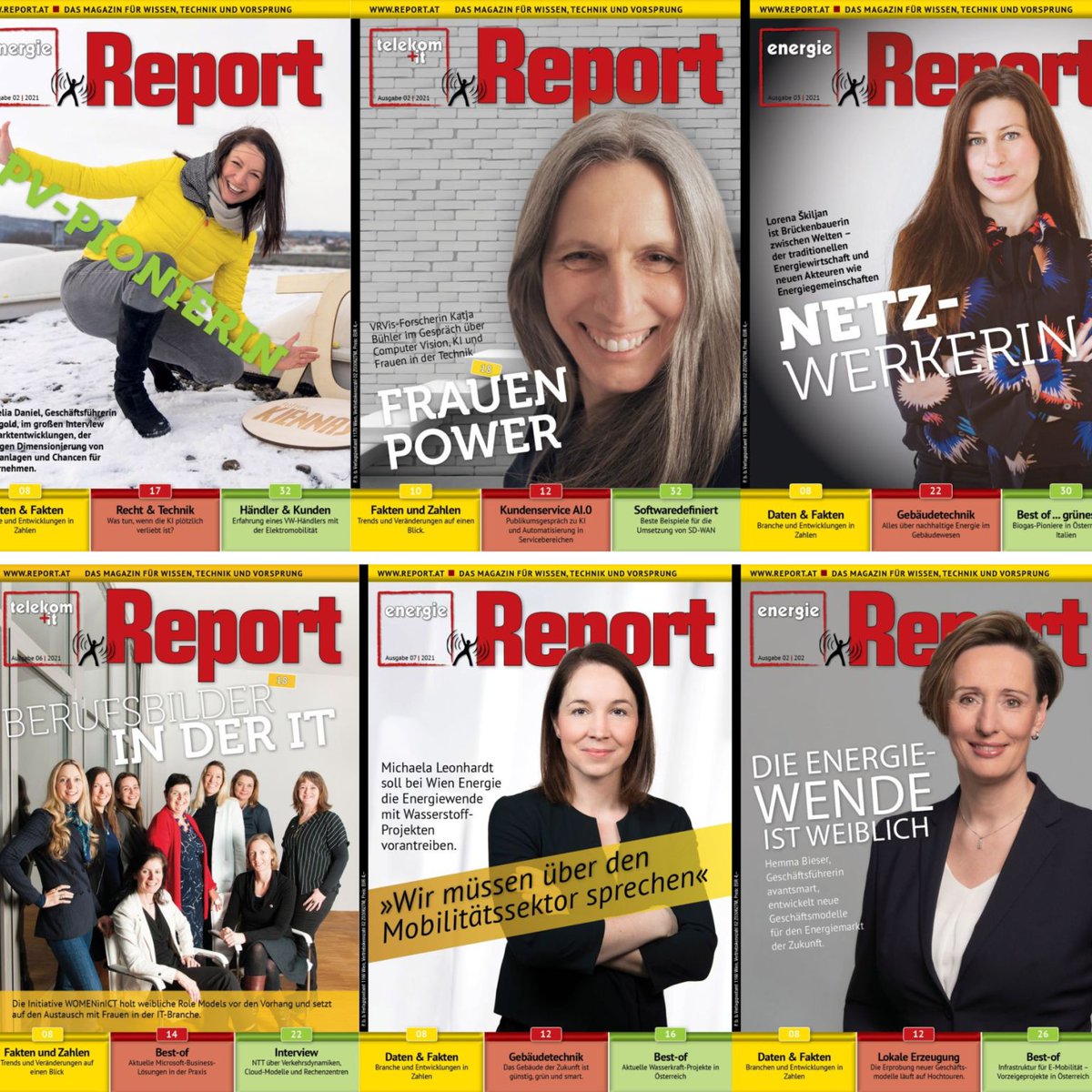 🌟Nach so viel Zuspruch: „Frauen in der IT und Data Branche viel stärker zu fördern“, möchte ich mit einem Beispiel beginnen! 

Der Report Verlag interviewt verstärkt Frauen in den vielfältigen technischen und IT lastigen Berufen.
Denn Gleichberechtigung ist ein Menschenrecht!