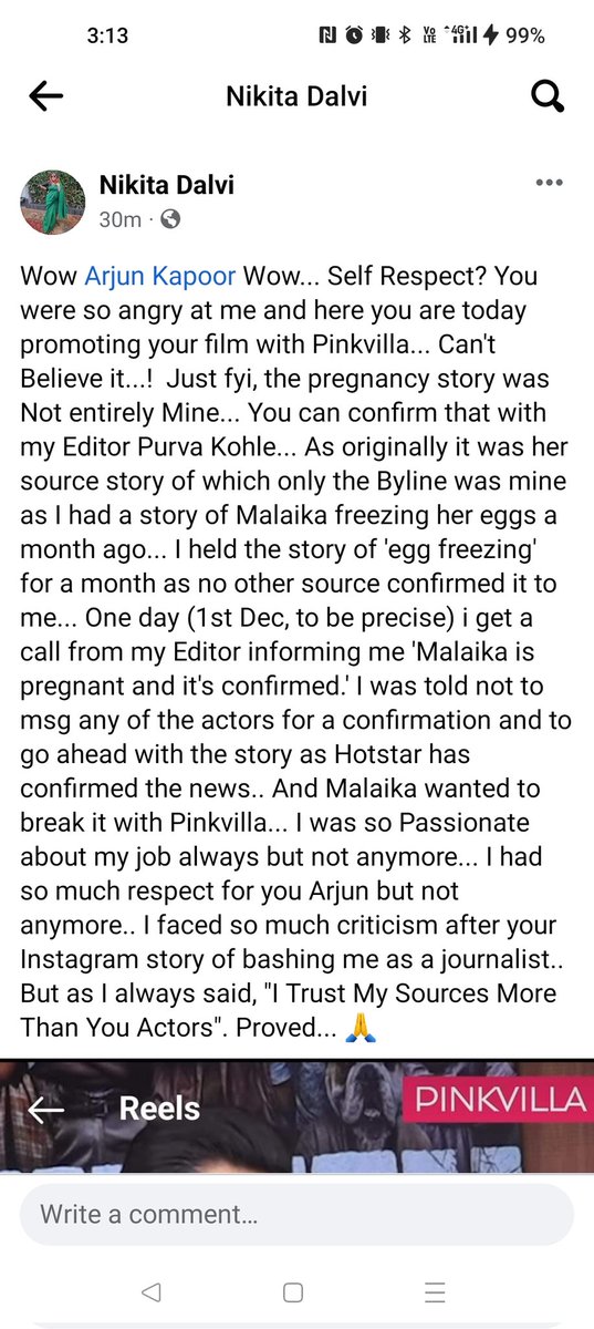 niksdalvi's tweet photo. Double Standards 🙏 #pinkvilla @arjunk26 #arjunkapoor #Kuttey https://t.co/m4akxi6LZi