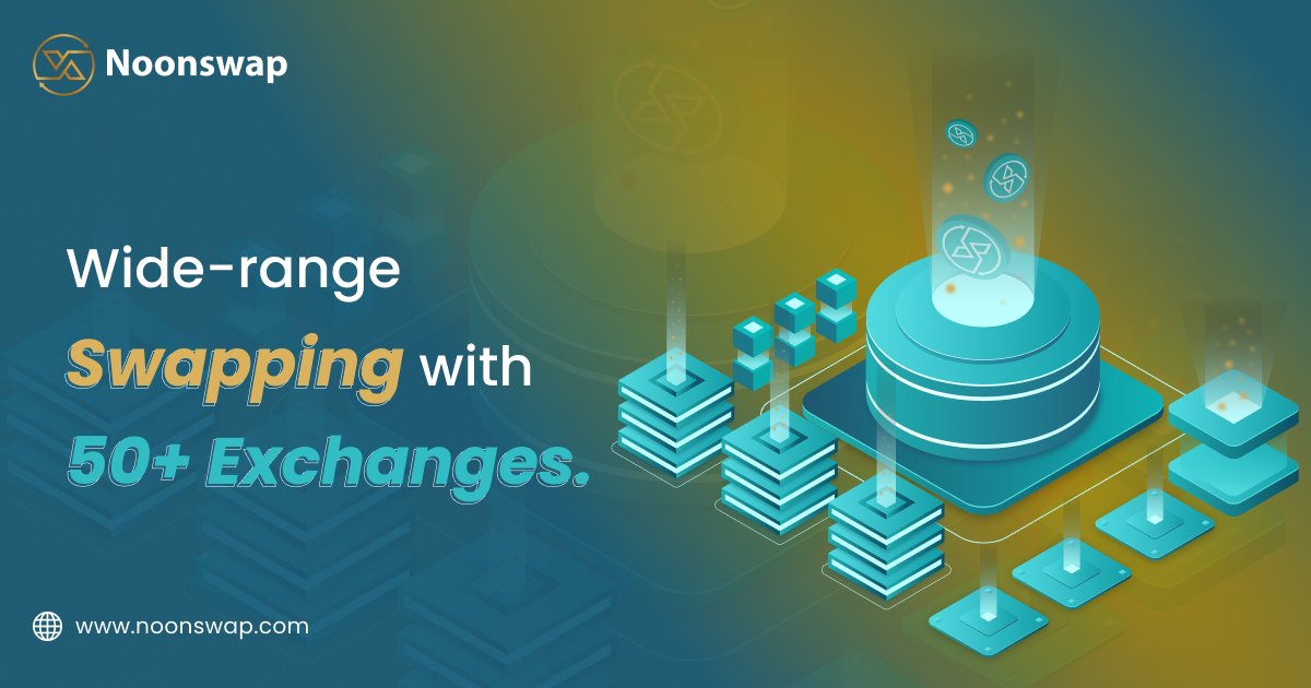 Noonswap assists you to get the remarkable price swap in crypto assets across the diversified range of 50+ exchanges. 

Join Telegram:t.me/NoonSwap
Visit: noonswap.com

#Noonswap #SwapExchange #Dexprotocols #BSC #Ethereum #Noonx #NoonDex