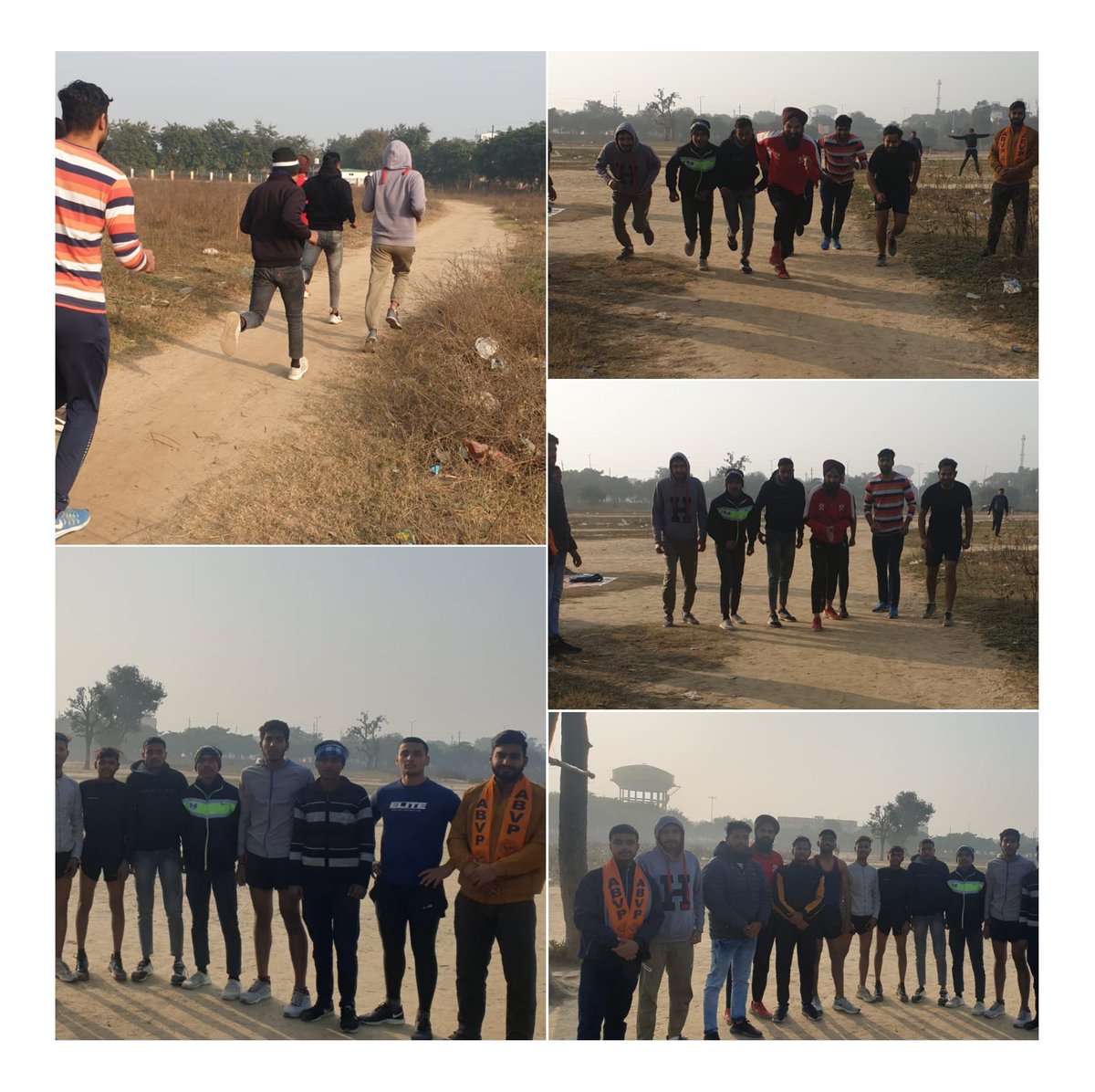 DSabvp's tweet photo. *अखिल भारतीय विद्यार्थी परिषद के 12 जनवरी (राष्ट्रीय युवा दिवस) के चल रहे सप्ताहिक कार्यक्रम के उपलक्ष में हापुड़ नगर के कार्यकर्ताओं ने आज एच.पी.डी.ए ट्रैक हापुड़ में दौड़ प्रतियोगिता का आयोजन किया।
#Abvpvoice🚩
#Abvphapur🚩 https://t.co/MKO4uiaaQF