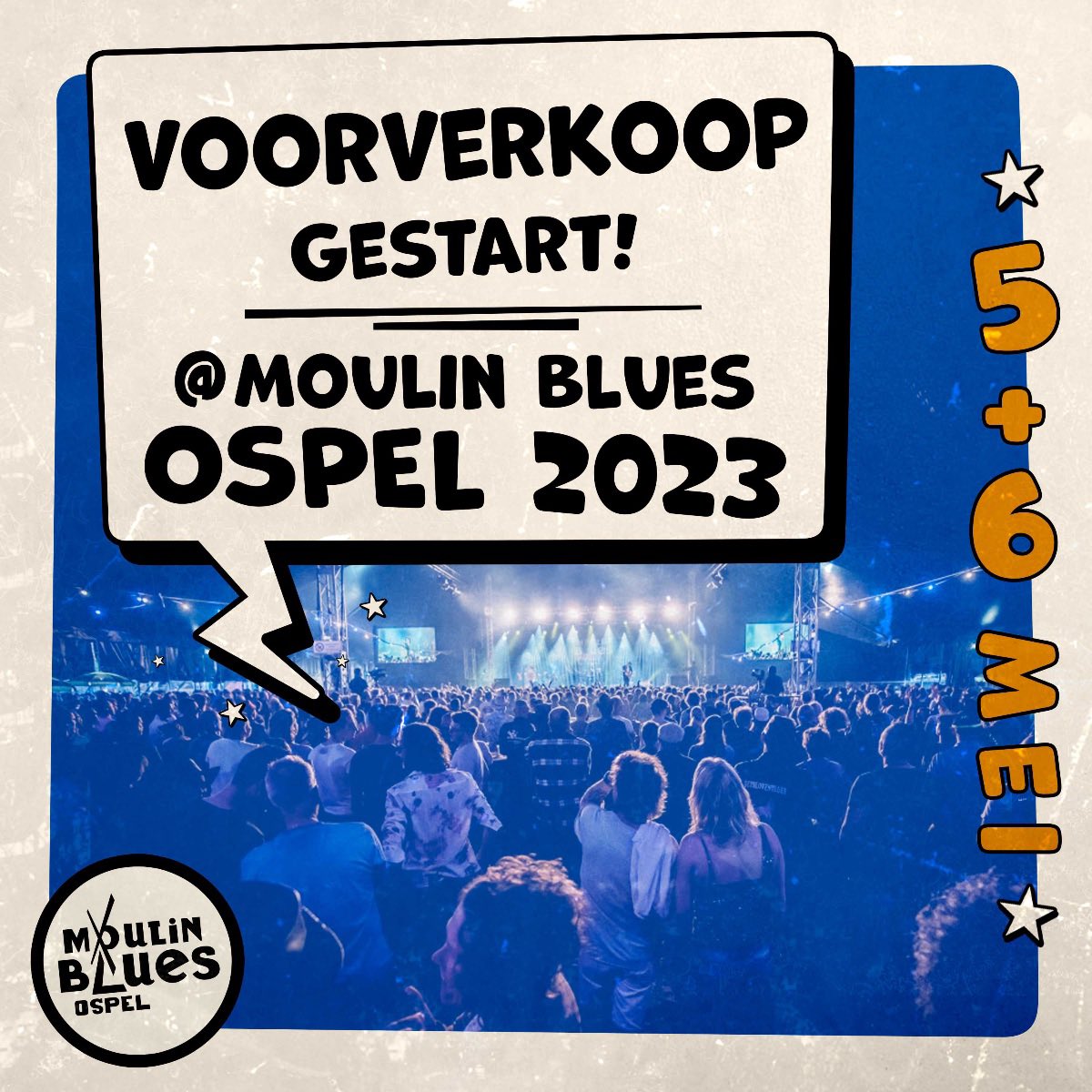 MoulinBlues's tweet photo. De voorverkoop voor Moulin Blues 2023 is gestart! 🎸
https://t.co/J1bEFZwbJv https://t.co/WB9Z0VCXXd