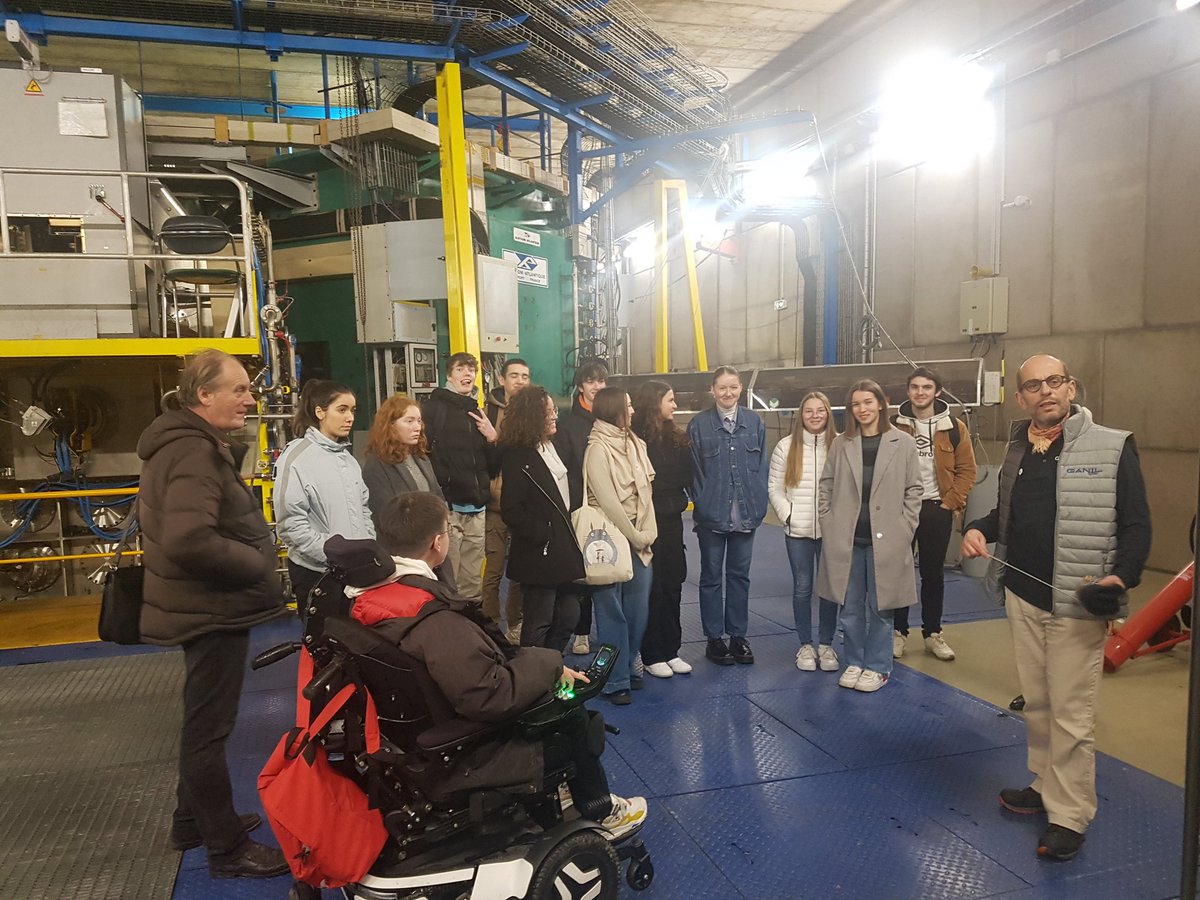 LyceeDouanier's tweet photo. Visite du  GANIL
https://t.co/BFl80Aoel9 â  Caen pour 27 élèves de Terminale spécialité PHYSIQUE https://t.co/p1t0ktaxI3
