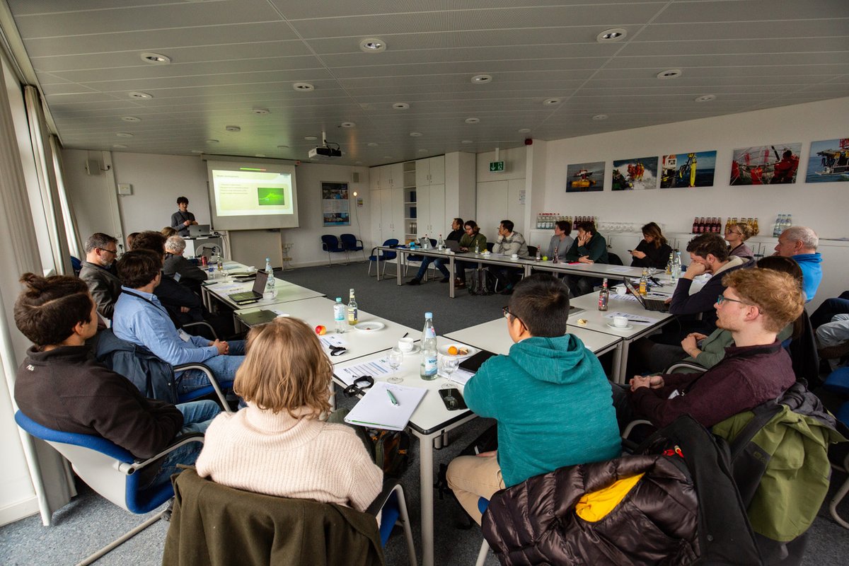 CDRmare's tweet photo. Yesterday the 2nd annual meeting of our #TestArtUp consortium of #CDRmare took place. In Kiel @Geomar_de about 25 participants discussed their results of the past year and future plans on the topic of #ArtificialOceanUpwelling as a possible #marineCDR measure. https://t.co/4c6NUSgpW1