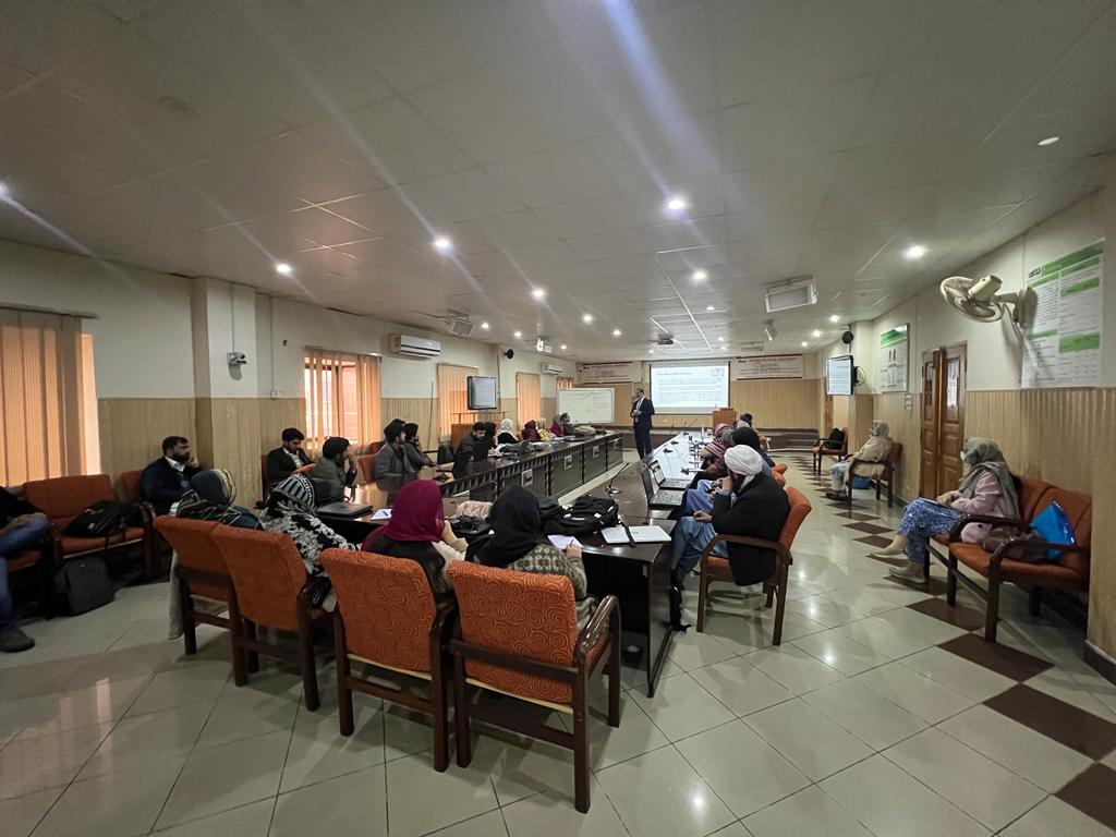 CONTROL_NIHR's tweet photo. An interactive session by Prof. Akhter Sherin @academia_kmu on Introduction to Good Clinical Practices #GCP @sfarooqlrh @zoheb_dr @drzeeshankibria @SaimaSheikh1974 @saimaaleem8 @Saar_kay https://t.co/vLT7lXOhg1