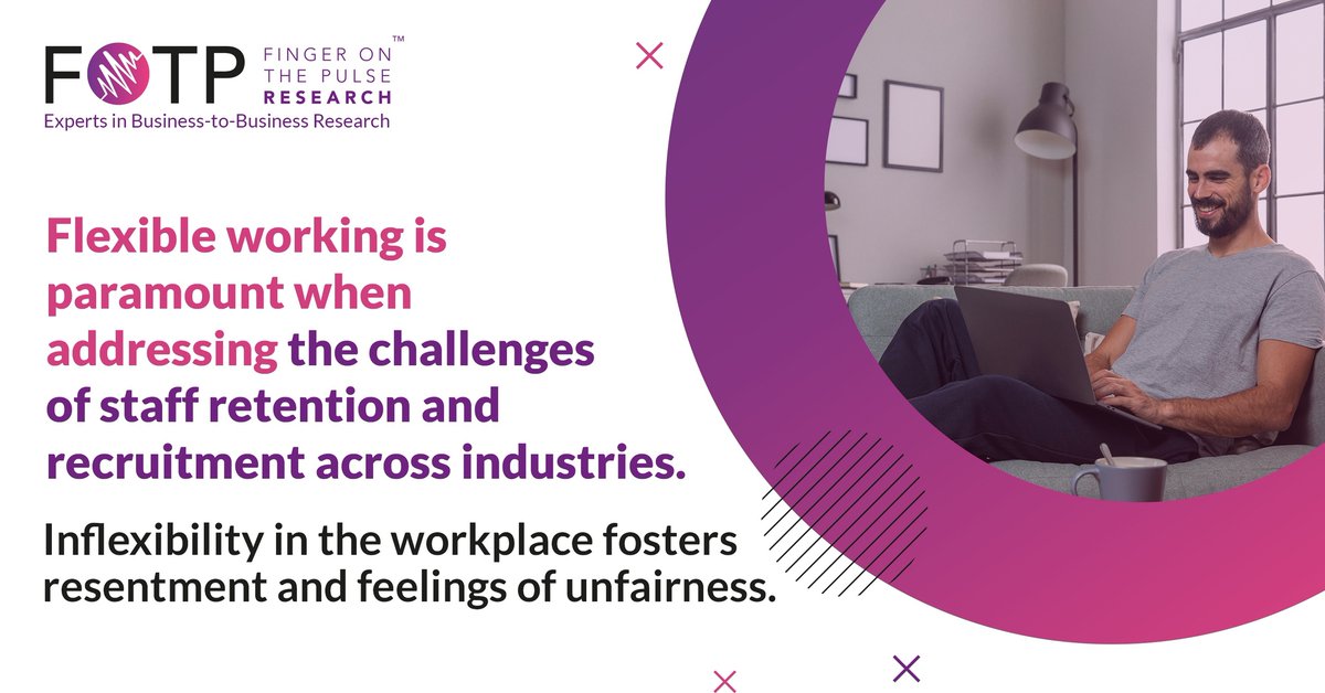 FotpResearch's tweet photo. Flexible working is here to stay! 

Our research highlighted some resentment and feeling of unfairness amongst certain professions that can't work flexibly.

It will be fascinating to see how companies evolve and adapt to cater for it. 

#FOTP  #B2Bresearch #HR #flexibleworking https://t.co/gkqWCcphii
