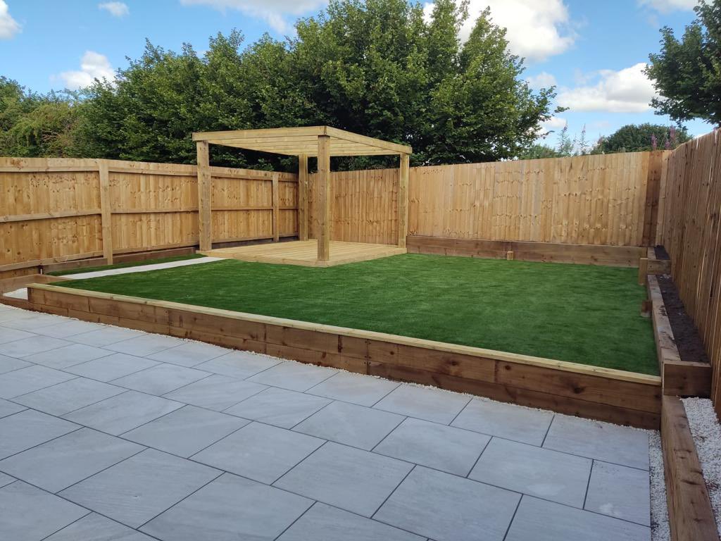 From mud pit to a garden to be proud of 🏡. We specialise in new build properties and the garden drainage issues so many new build owners face. 

#garden #gardentransformation #gardeninspo #moderngarden #patio #patioinspo #landscaping #gardenmakeover #modernhomes #gardendrainage