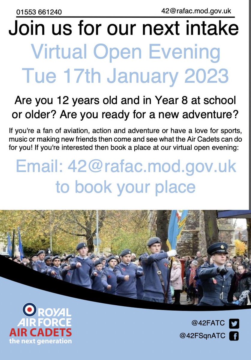 42F (King's Lynn) Squadron ATC tweet media