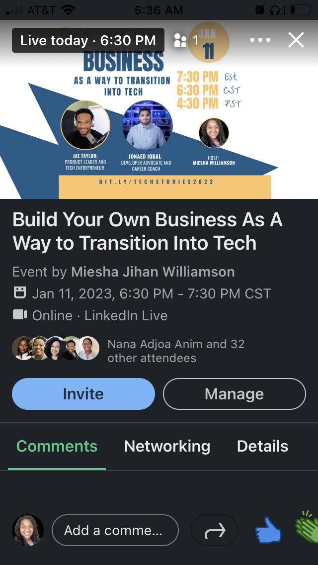 Join us today as we speak with two people who have used a business as a way to develop skills to break into tech. Bit.ly/techstories2023 #techtwitter #techcareers #buildinpublic
