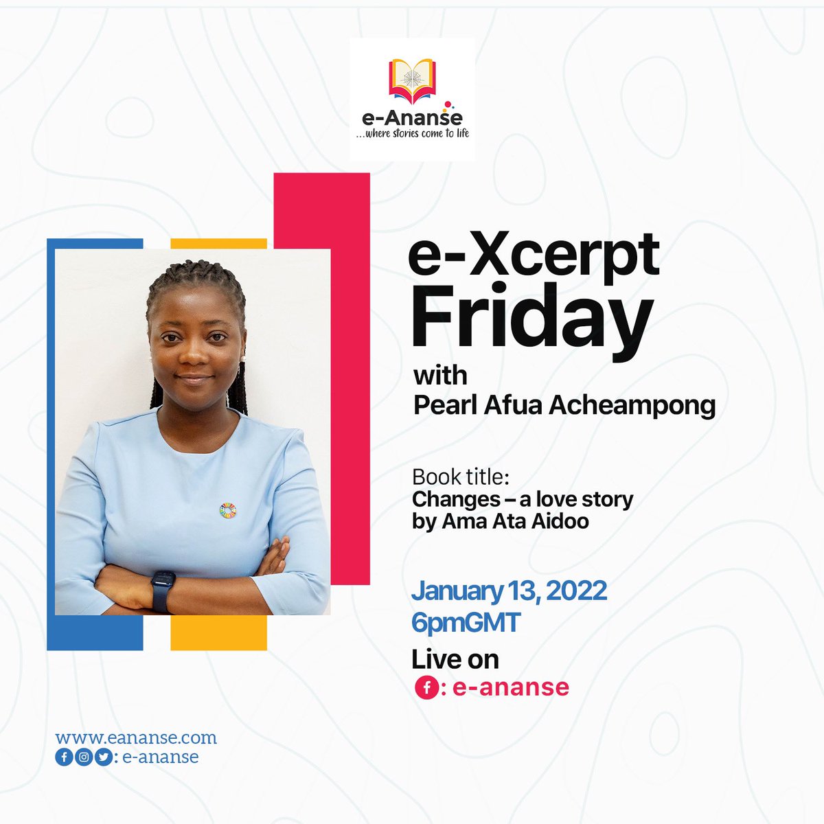afua_acheampong's tweet photo. Full Circle Moment ✨!

@e_ananse_  is where l got my first library card. It feels good to be invited to do a book reading! 

#BookTwitter #booklovermoment https://t.co/4YyvEasnIF