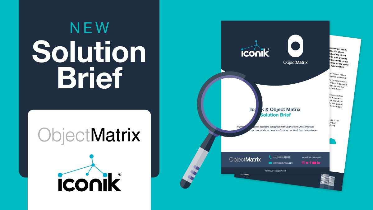Object_Matrix's tweet image. #MatrixStore and @iconik_io together makes the process of managing archived content secure and seamless, while ensuring instant access from anywhere and easy review and approve functionality.

bit.ly/3BxUCwz

#media #broadcast #objectstorage #techindustry