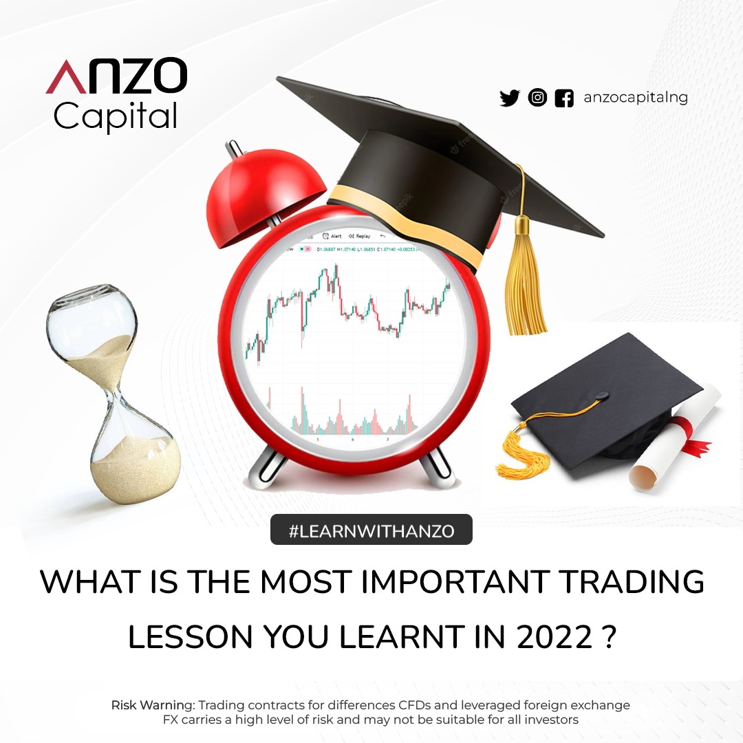 anzocapitalng's tweet photo. ⌛️ 2022 was an eventful year ...from Russia’s #invasion of Ukraine to record-level #inflation, the lingering COVID-19 #pandemic and #cryptocrashes.

🎓 As a #Trader who navigated the 2022 #financialmarkets, what would you say was the most important trading #lesson learned? https://t.co/MBIziB2IHo