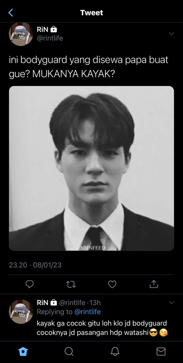 naksir bodyguard

lee jeno few tweets au