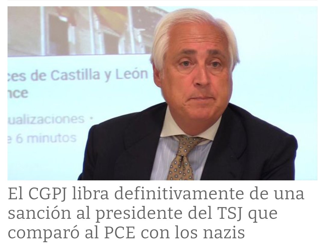 arrimate1's tweet photo. Jueces ultras libran de sanción a otro juez ultra por manifestaciones presuntamente fascistas.
Y pretenden que creamos en la justicia. https://t.co/oTozYTYbvE
