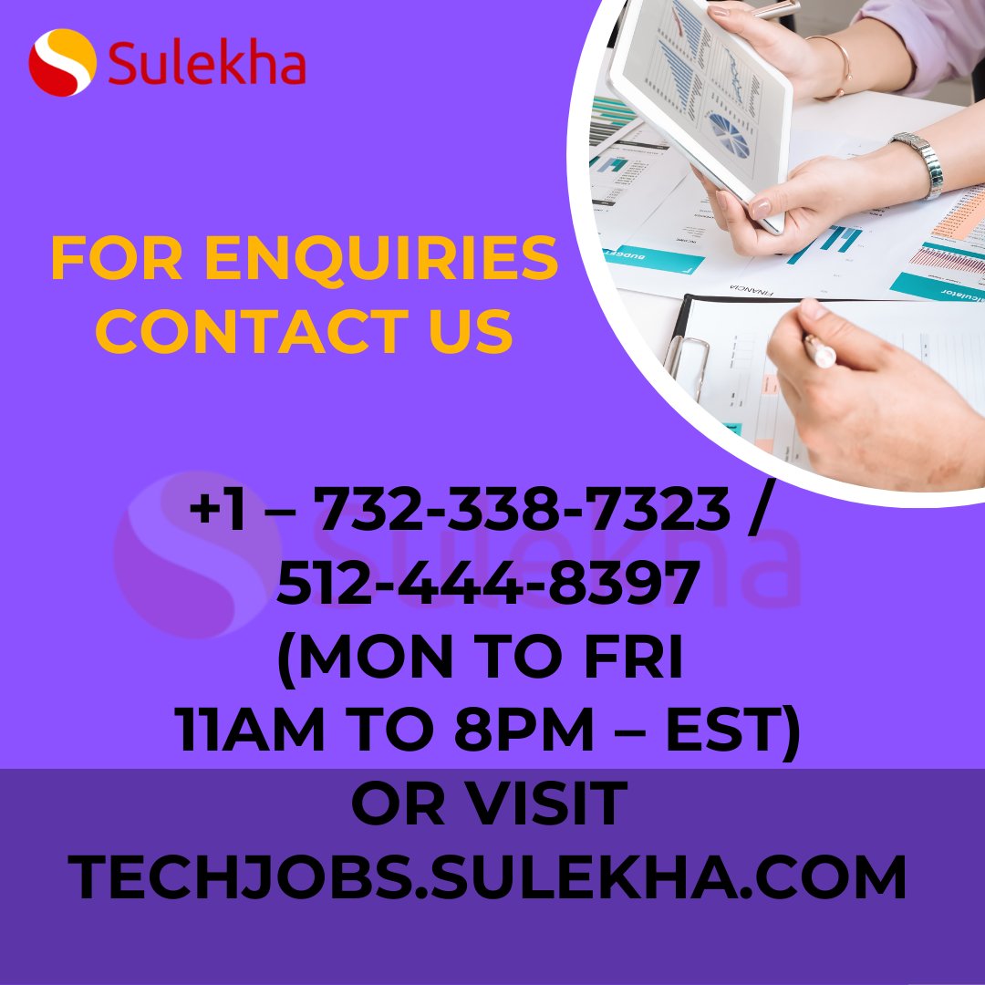 Sulekha_US's tweet image. How crucial do you think Data Science is to your future success? 

For Enquiries Contact us
+1 – 732-338-7323 / 512-444-8397
(Mon to Fri 11 am to 8 pm – EST)
Or Visit: techjobs.sulekha.com.
Course URL: bit.ly/3GBlhup

#datascience #datasciencejobs #onlinetraining