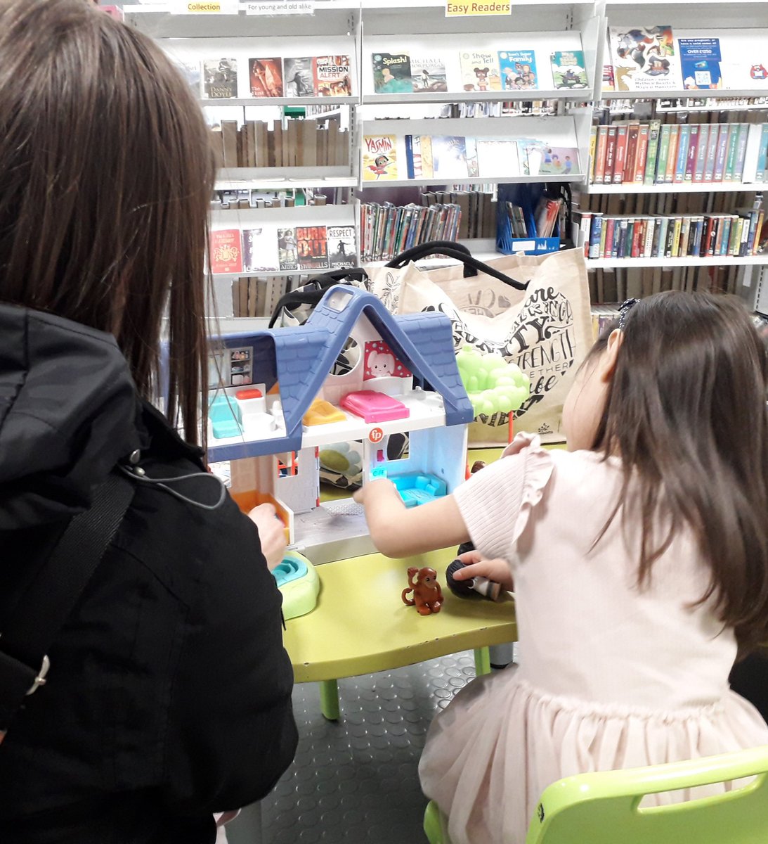 MancLibraries's tweet photo. #ToysInLibraries are fantastic!!! Cant tell you how many happy kids imaginative play we see and hear in #LongsightLibrary since we brought some toys in. Firm fave is the toy house! https://t.co/gKTUFElszG