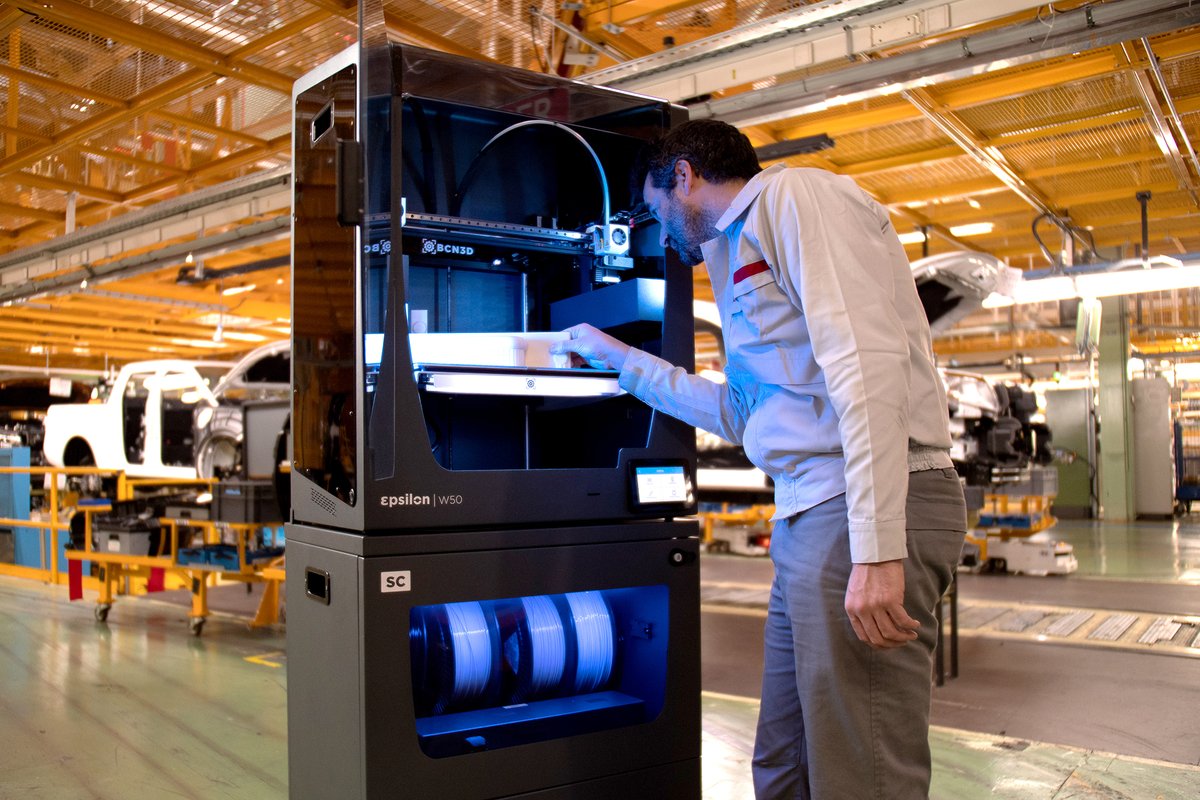 3dprintindustry's tweet photo. BCN3D launches new generation Epsilon W27 and W50 3D printers: technical specifications and pricing - https://t.co/2y6CTZ3Dh5 - #3dprinting #3dprinters @bcn3dtech https://t.co/hOBlMmvA4T