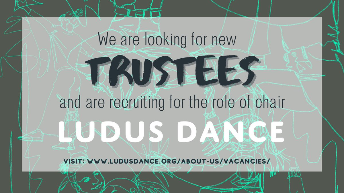 Do you share our belief that dance is a tool which can empower children and young people and improve their lives? Visit our website to find out more bit.ly/Ludus_opportun… #recruitment #charityjobs @TrusteeshipM @dcnw_uk