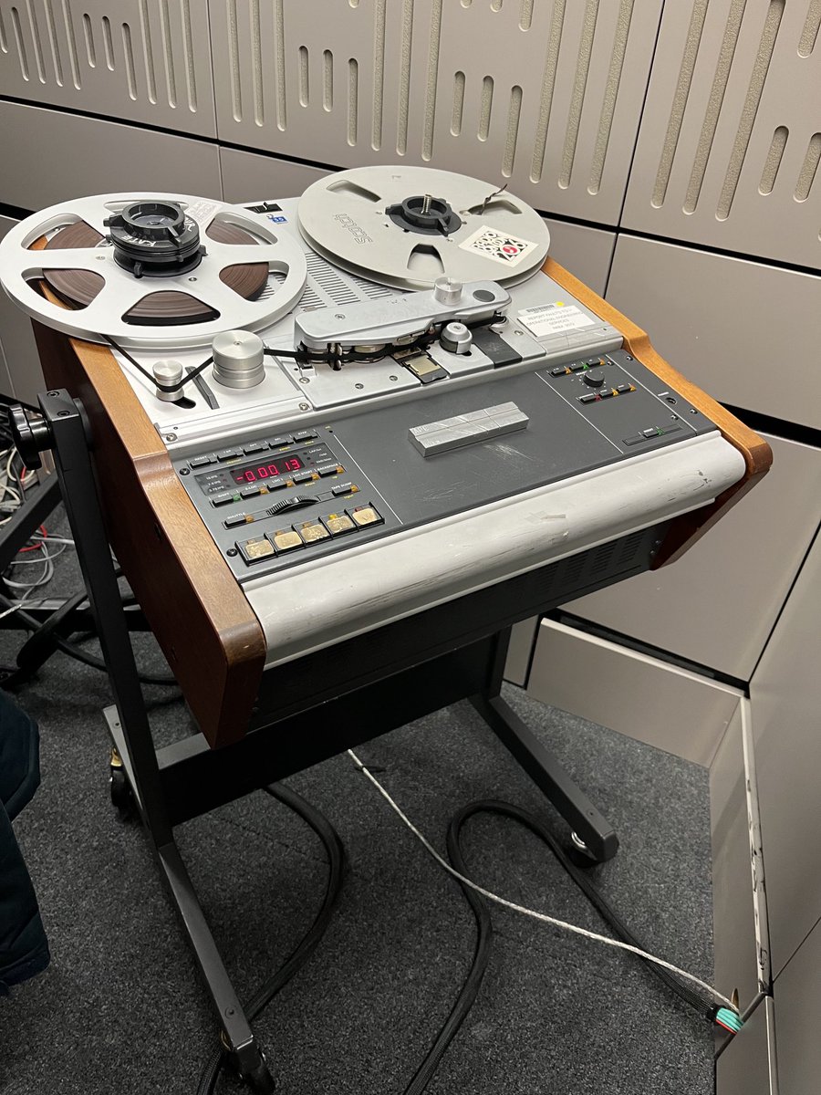 For audio nerds and broadcasting veterans. Spotted in an otherwise digital studio in BBC Broadcasting House. The stately presence…