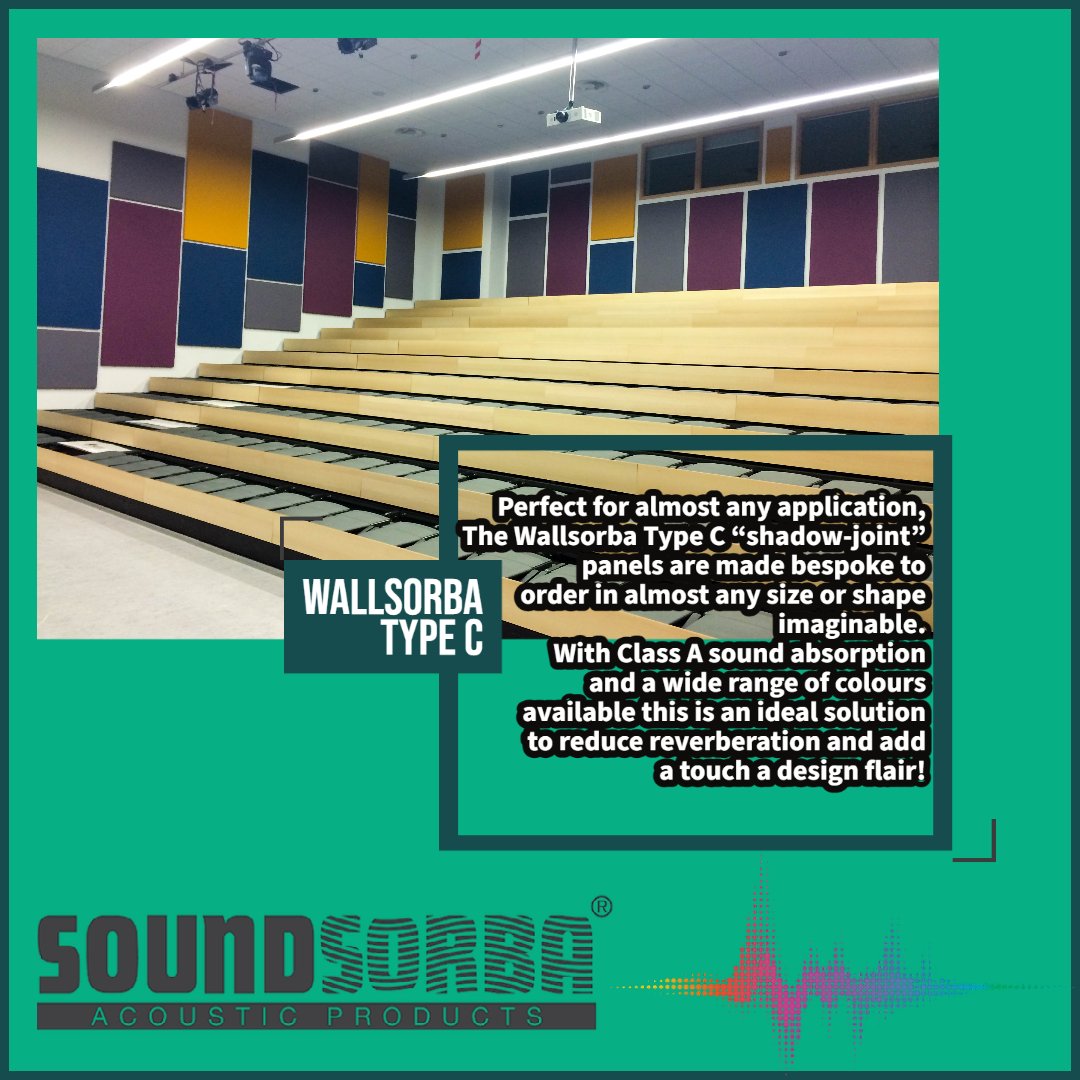 soundsorba's tweet photo. Looking for a solution to reverberation but want to add some flair to the design? Wallsorba Type C panels are made bespoke to order according to your requirements!
#acousticpanels #acoustics #ukmanufacturing #acousticsolutions #acousticdesign #becreative https://t.co/67n3QhiXxW