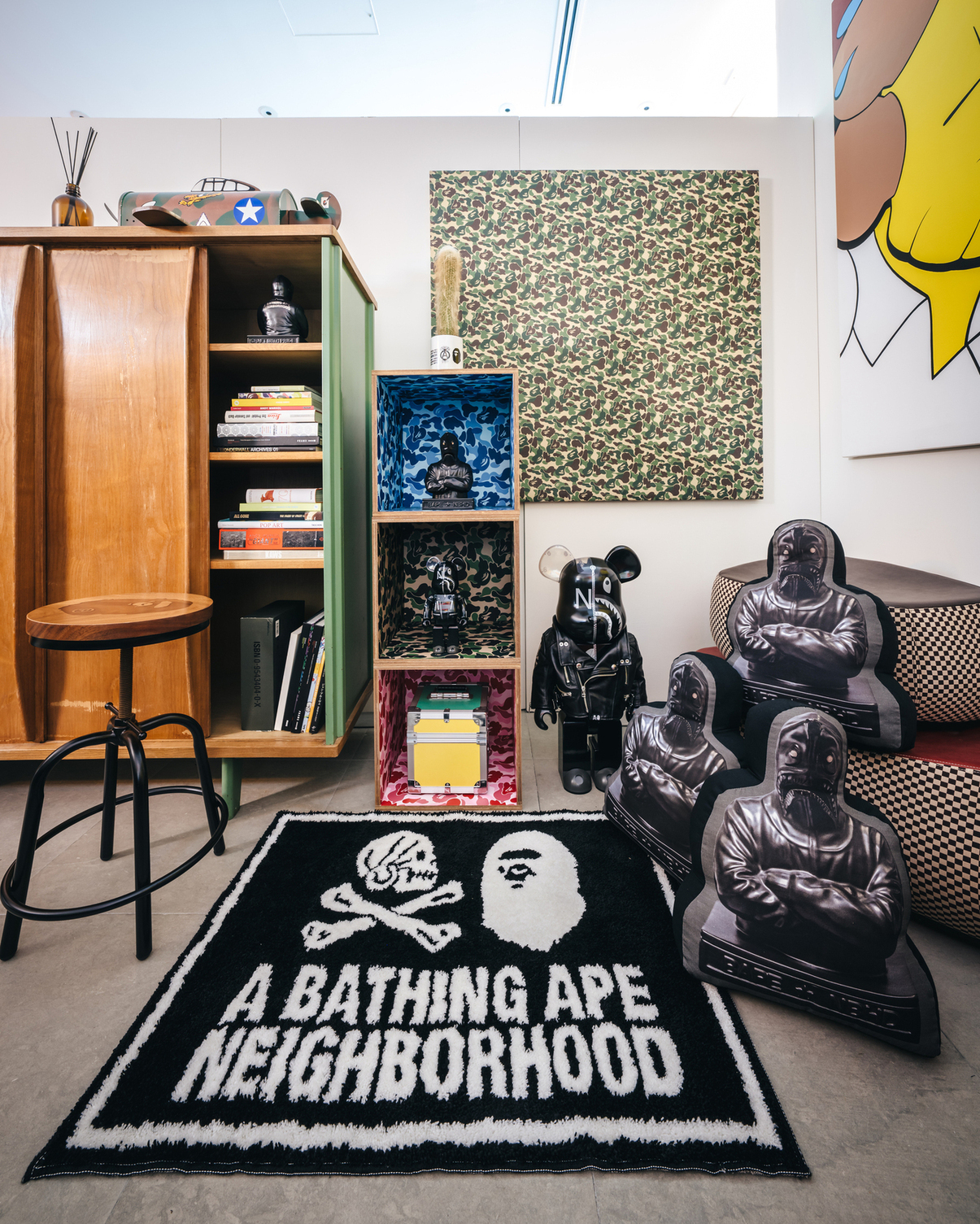 NEIGHBORHOOD×A BATHING APE コラボラグマット BAPE.COM on X: 