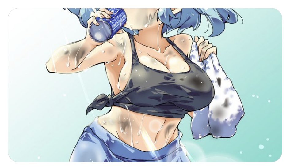 あの、Twitterの新しいサムネさん?
あまりエッチく切り抜くのはちょっと…; 