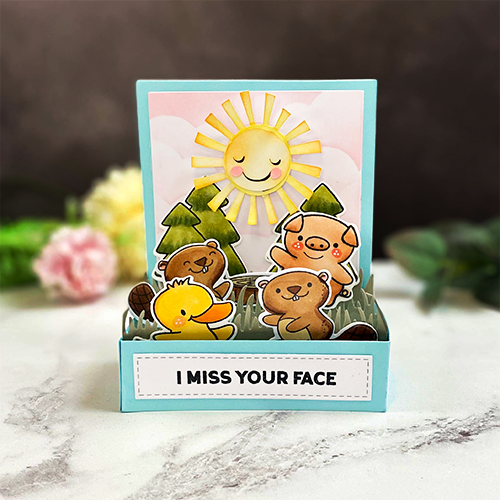 papermilldirect's tweet photo. Vicki has a crowd of cuties for us! She created this box card using our Pale Turquoise plain card and then used our Super Smooth card for her figures. Our Super Smooth is recommended if you use Copic markers, like Vicki, to colour in your designs.
📷 = Design Team member Vicki https://t.co/5DXG6IDtJk