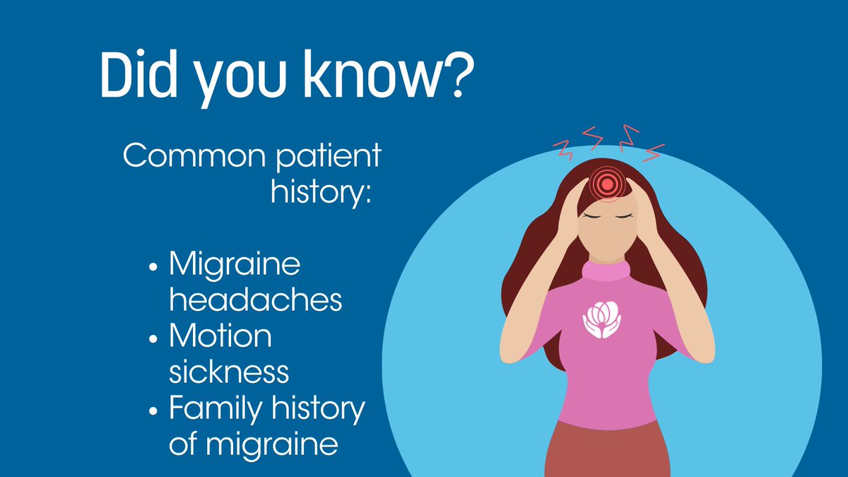 VestibularFirst's tweet photo. #DYK An estimated one-fourth to one-third of patients with migraine will experience vertigo associated with their migraine attacks? Source: https://t.co/172oclWsTT 
#dizziness #vertigo #migraine #vestibularmigraine https://t.co/Xqym686rvv