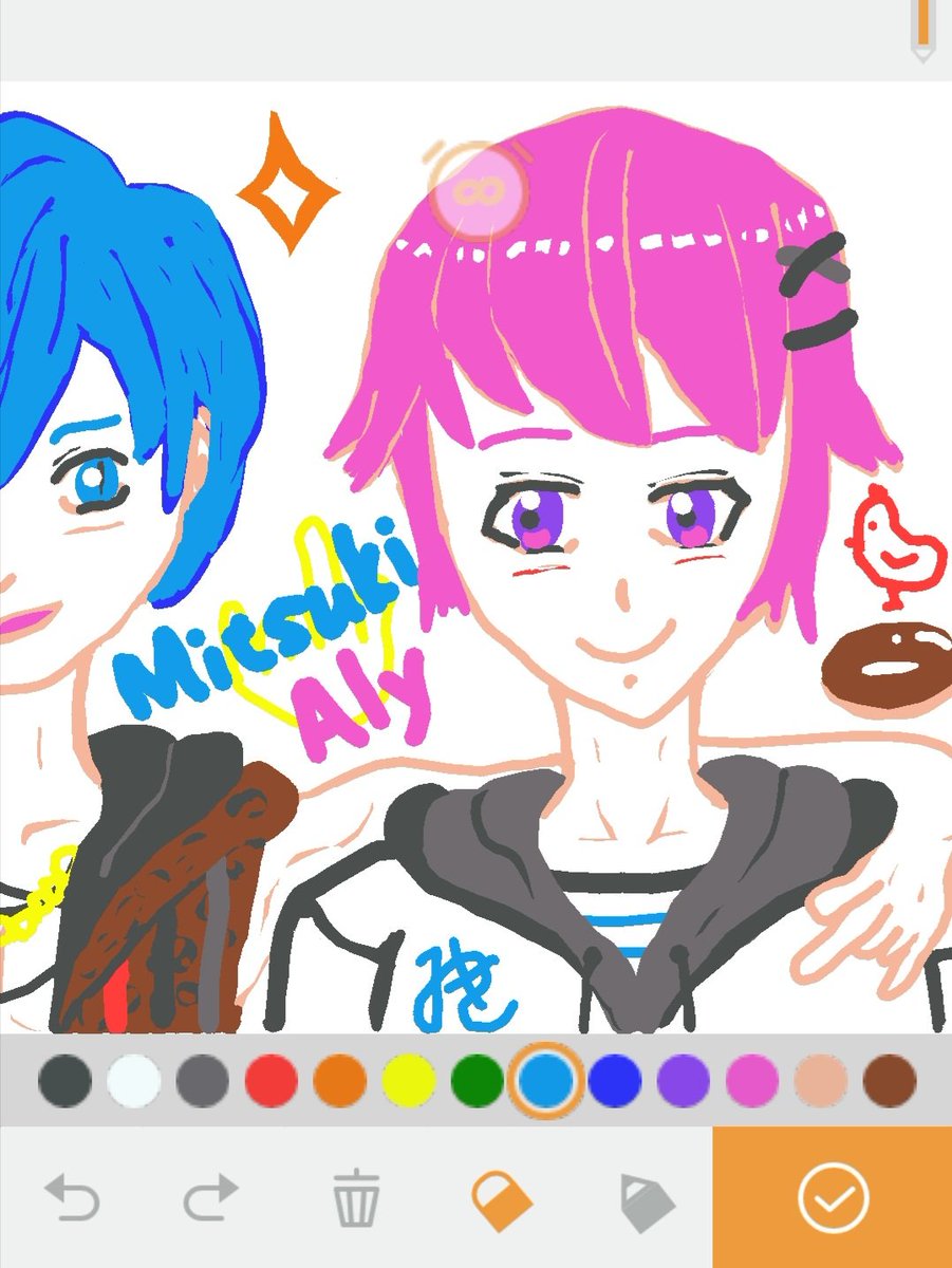 soesbe_mitsuki's tweet photo. 🤟ありぃくん描いてみた🐔🍩

#REALITY 
#REALITYで描いてみた 
#REALITYイラスト部 
@Aly_REALITY
#Alyimage 
#白銀美月 https://t.co/FS3wh9TvXF
