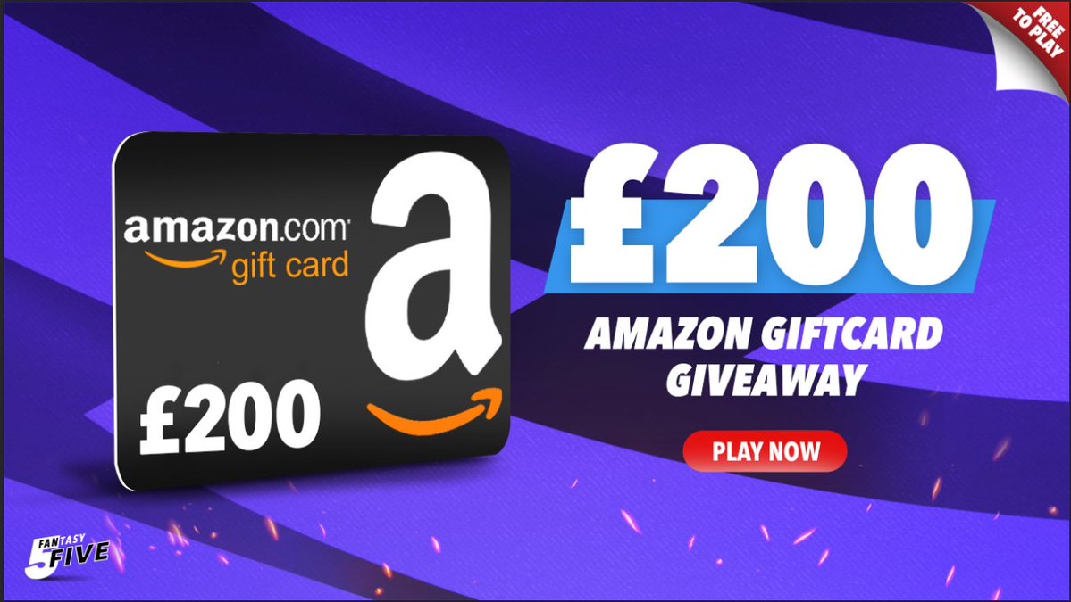 Fantasy5 On Twitter: Big Competition! 🚨💥 Win A £200 Amazon Gift Card By  Predicting One Player To Beat Their #Epl Fantasy5 Points Target This Round!  🔥 Enter By 14Th Jan 15:00Pm Gmt