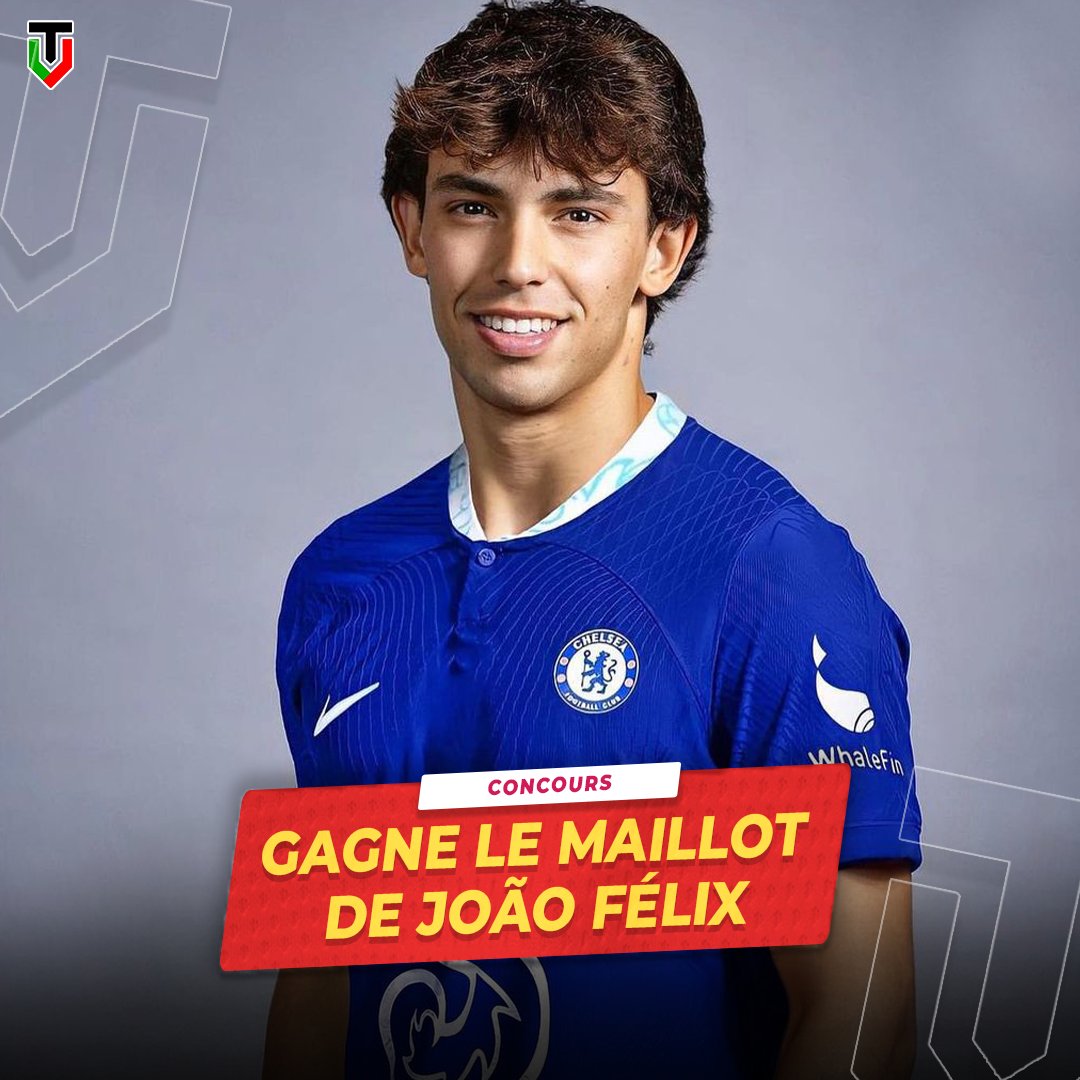 Trivela_FR's tweet photo. Et si on fêtait la nouvelle avec un petit cadeau ? 🎁

Trivela et VBet vous offrent le maillot de João Félix à Chelsea ! 🔵🏴󠁧󠁢󠁥󠁮󠁧󠁿

Pour participer :

➡️ RT ce tweet
➡️ Follow @Trivela_FR et @VBET_fr 

Le gagnant devra avoir un compte VBet : https://t.co/csUGy1zvYd

🍀 TAS : 15/01 https://t.co/uofztzGbJK