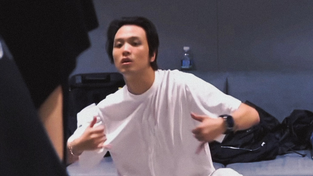 haechanprints's tweet image. haechan with his exposed forehead 🫠