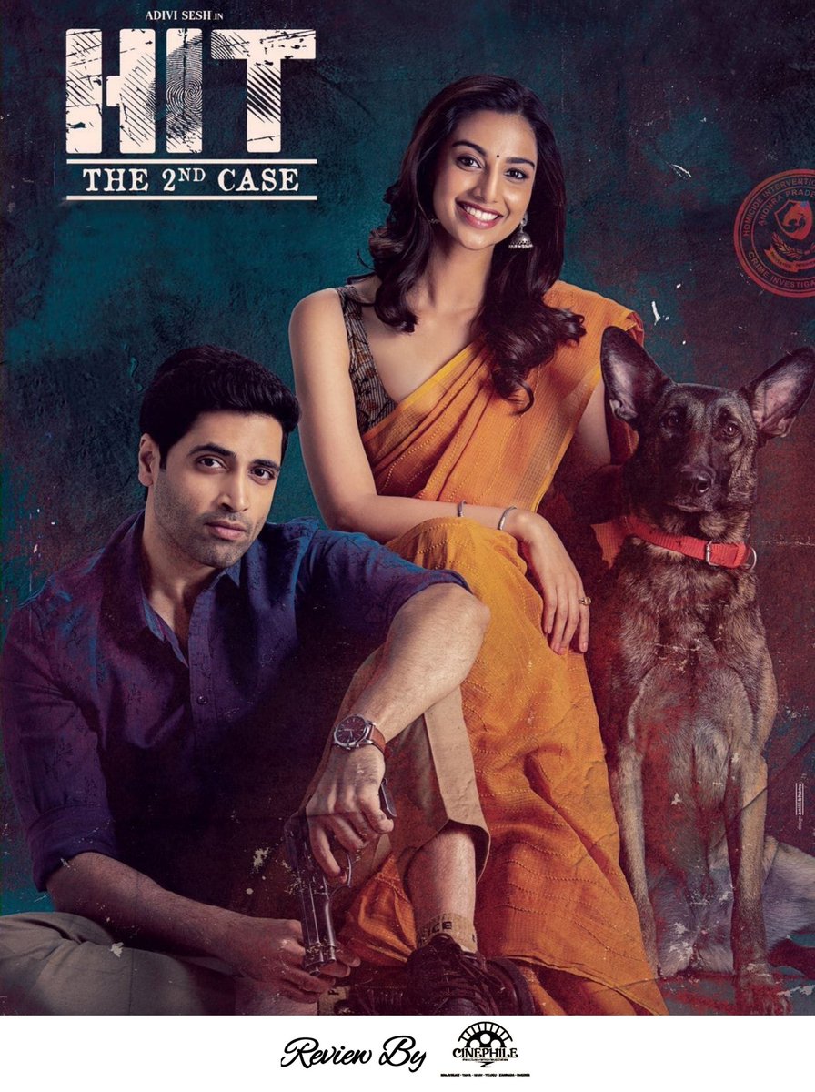 RRCinephile's tweet photo. #Hit2TheSecondCase Review By #Cinephile 

Adivishe did justice. Nothing new. There is no intelligence &amp; logic. Average 1st half and movie pickup in 2nd half. Related to the previous section. Crisp Runtime. It has lag but engaging. Nanni to take over Hit 3.

⭐️2.5/5 - WATCHABLE https://t.co/4mxsqapHyq