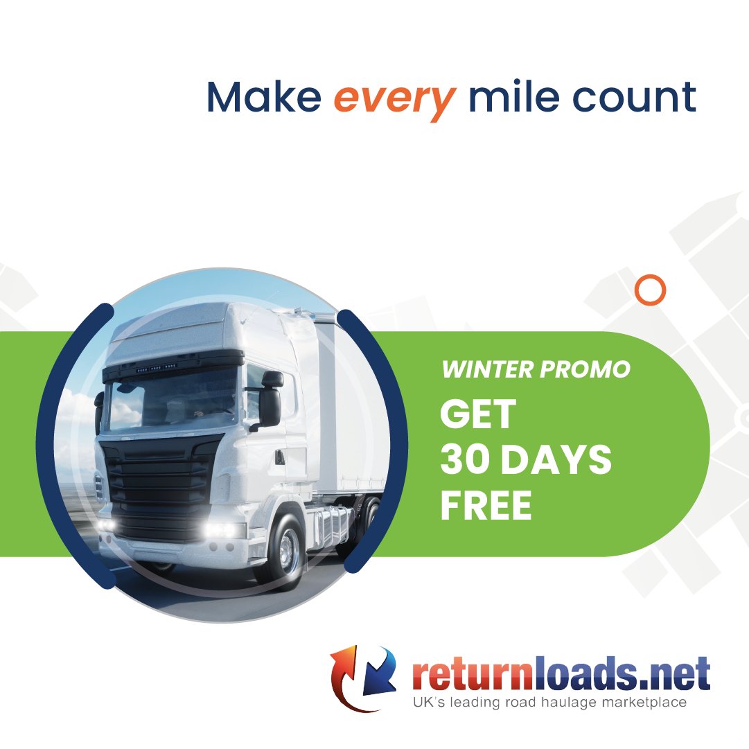 This recession, ensure you’ve got the software at hand to help you easily and quickly find new haulage work or subcontracting excess loads.

Subscribe to our annual plan today to get your 30 free days hubs.li/Q01wtt1Y0

#Returnloads #ExchangeHaulageWork #FreightExchange