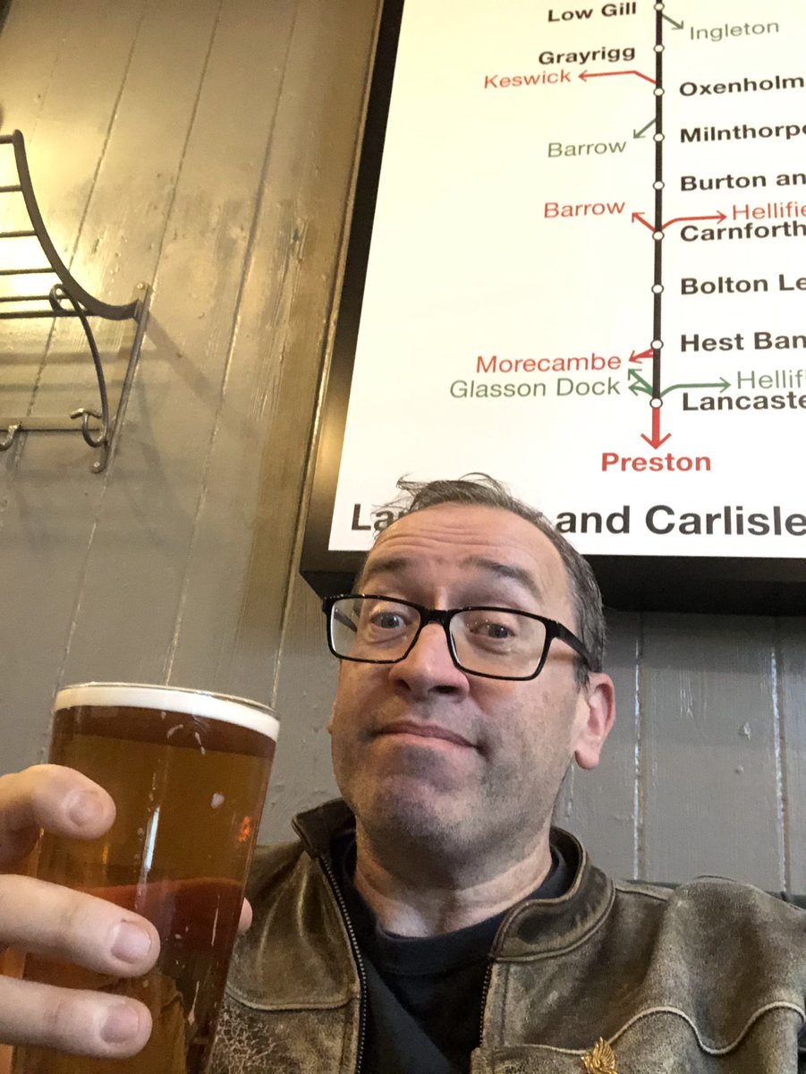 First up in Lancaster is the Tite & Locke at Lancaster Station. #LancasterAleTrip Cheers 🍻 @lancasterale