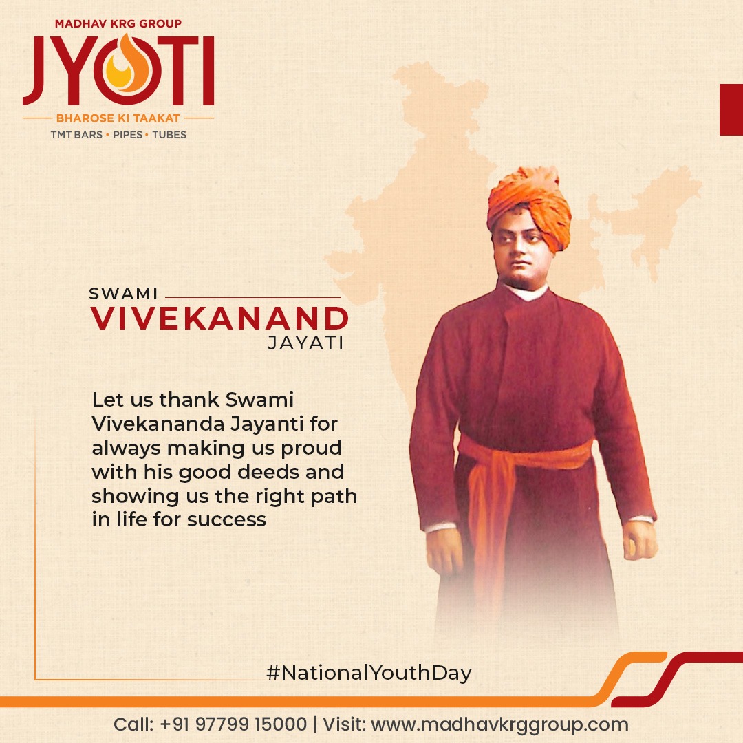 #NationalYouthDay💫
Let us thank Swami Vivekananda Jayanti for always making us proud with his good deeds and showing us the right path in life for success.✨

#SwamiVivekanandJayanti #VivekanandJi #VivekanandJayanti #YouthDay #NationalYouthDay2023 #YouthDay2023