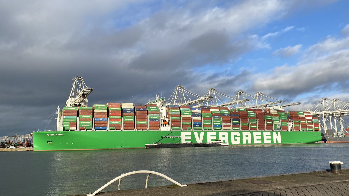 Ever Apex #evergreen #Maasvlakte #Amazonehaven #Containership