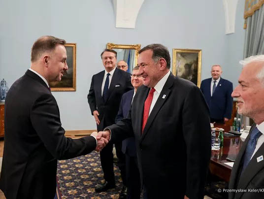 It was a great honour to meet yesterday with President of the Republic of Poland @AndrzejDuda to discuss preparations for the European Games 2023.🤝