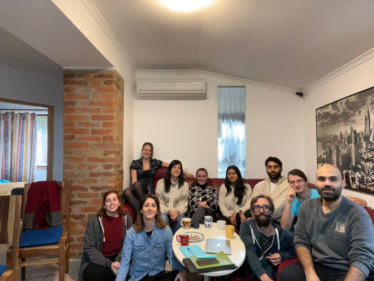 EvoRepro's tweet photo. Our lab retreat was wow! Learnt about open communication, copywriting or Bloom's taxonomy if not werewolf-howling, dancing or eating Spanish/French King's cake. Thank you @Iltasomer @MJavad1991 @NelidaPadilla @salony_susnata @AdelPribylova @Le_Veve_A and no-twitter lab members! https://t.co/wiRELyh4sx