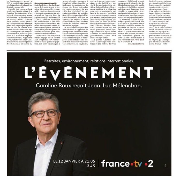 LeaFbpe's tweet image. Une énorme publicité dans @lemondefr à propos d&apos;une émission qui n&apos;a pas lieu d&apos;être, et cela, durant 2 heures en direct de la Guyane ! 
C’est un événement de #complaisance sur le Service Public à un homme qui n&apos;a AUCUN mandat ni AUCUNE fonction ! Dites, au nom de quoi ? 🤔