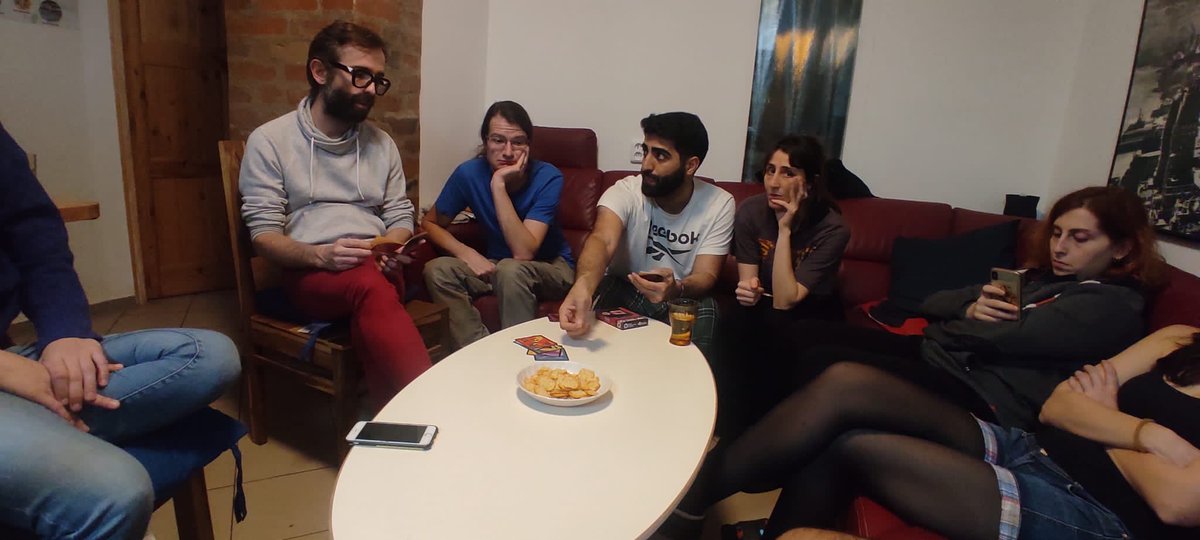 EvoRepro's tweet photo. Our lab retreat was wow! Learnt about open communication, copywriting or Bloom's taxonomy if not werewolf-howling, dancing or eating Spanish/French King's cake. Thank you @Iltasomer @MJavad1991 @NelidaPadilla @salony_susnata @AdelPribylova @Le_Veve_A and no-twitter lab members! https://t.co/wiRELyh4sx