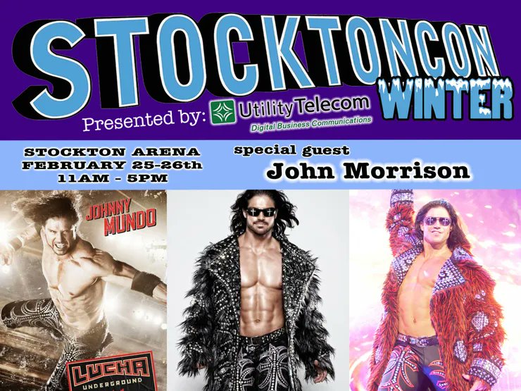 AJKirsch's tweet photo. From presenting at one convention to hosting another!

I'm proud to announce I'll be your host at @StocktonCon in February, celebrating comics, video games, pro wrestling, and anime!

Appearances from @TherealRVD, @RealDDP, @TheRealMorrison, and more!

🎟https://t.co/sdSjuzI2J1 https://t.co/oodeQhXrXS