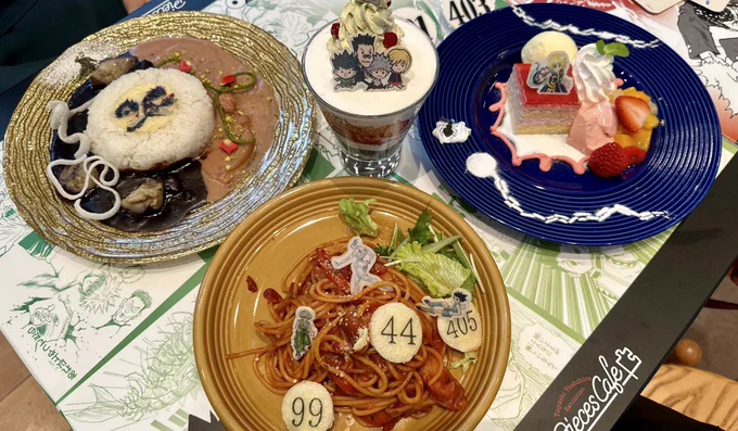 そして展示という名のハンター試験が終わった後は注文と写真撮影と食事を45分でこなすぜ!!! 